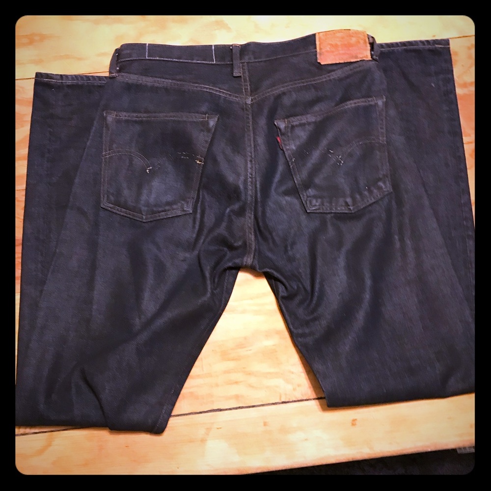 Levi 501 XX Selvedge. Size 34/36 fits at 32/33.